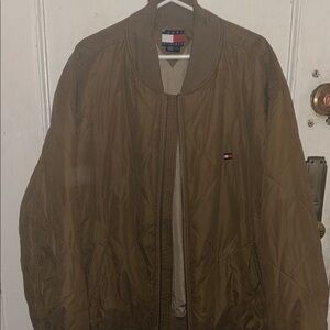 Tommy Hilfiger Men's Tan Bomber Jacket
